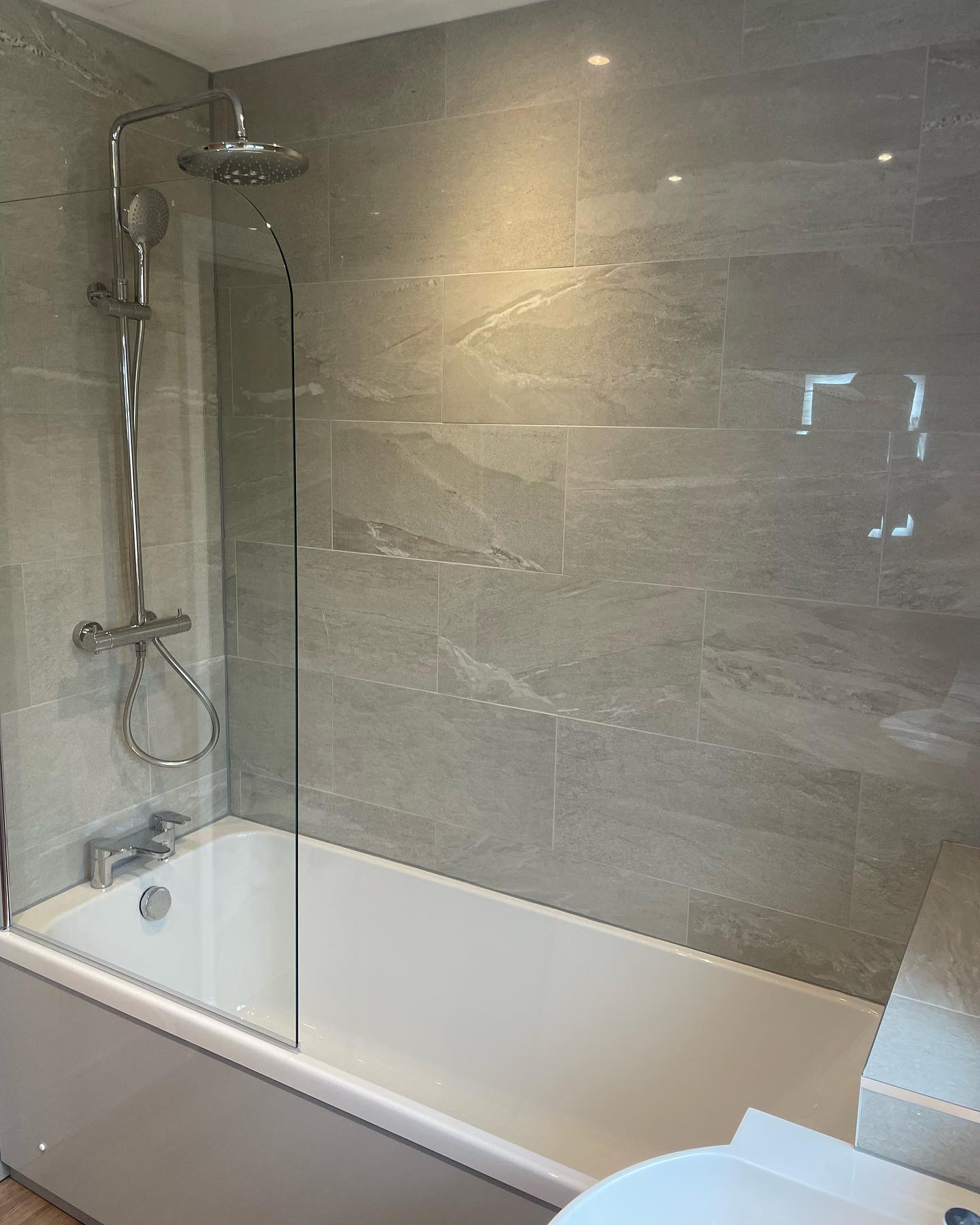 Bathroom renovation work